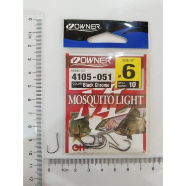 Owner 4105 Musquito Light Black Chrome Iğne No : 4 Fiyatı