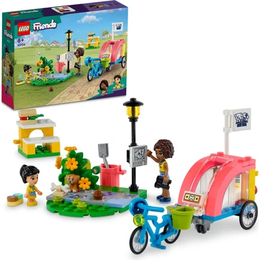 LEGO® Friends Köpek Kurtarma Bisikleti 41738 - 6 Yaş ve Üzeri Çocuklar Için Çıkarılabilir Römorklu