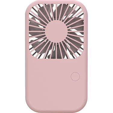 Iyi Kalite Mini Taşınabilir Şarj Edilebilir Elektrikli Fan - Pembe (Yurt