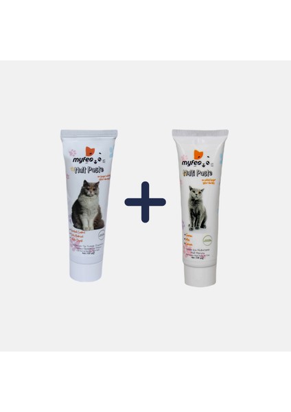 Myfeo Kedi Malt Paste ve Myfeo Multivitamin Paste