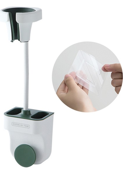 Saç Kurutma Makinesi Standı Kolay Erişim Saklama Duş Başlığı Saç Kurutma Makinesi Rafı Deliksiz (Yurt Dışından)