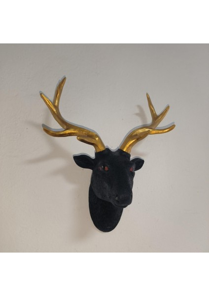 Duvara Monte Edilmiş Asılı Yenilik Başı Süs Dekorasyonu Siyah (Yurt Dışından) modelleri