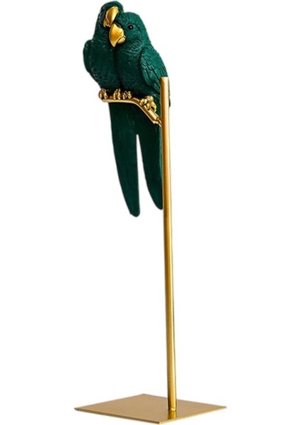 Yaratıcı Reçine Parrot Kuş Heykeli Heykel Heykel Figürinler Kitaplık Kabini (Yurt Dışından)