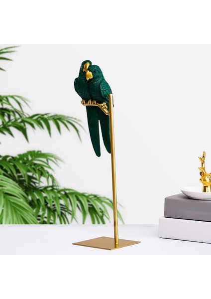 Yaratıcı Reçine Parrot Kuş Heykeli Heykel Heykel Figürinler Kitaplık Kabini (Yurt Dışından) fiyatları