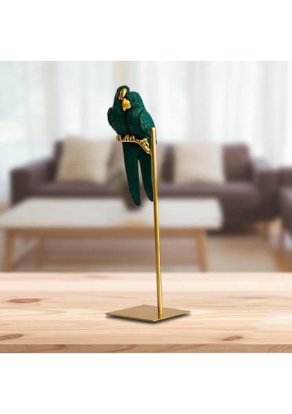 Yaratıcı Reçine Parrot Kuş Heykeli Heykel Heykel Figürinler Kitaplık Kabini (Yurt Dışından) modelleri