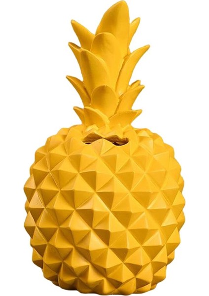 Prettyia Nordic Style Ananas Piggy Bank Dekoratif Reçine Ananas Figürinleri Sarı (Yurt Dışından) fiyatları