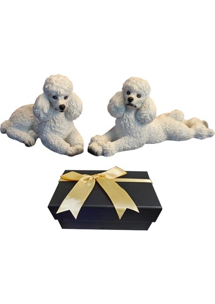 1 Çift Küçük Kaniş Heykeli Reçine Sevimli El Sanatları Koleksiyonlar Hayvan Beyaz (Yurt Dışından) modelleri