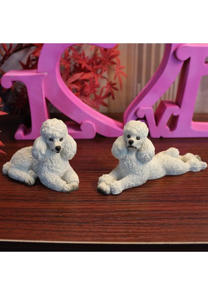 1 Çift Küçük Kaniş Heykeli Reçine Sevimli El Sanatları Koleksiyonlar Hayvan Beyaz (Yurt Dışından) fırsatları