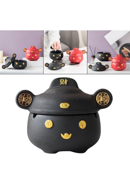 Çin Servet Tanrısı Erkekler Için Kapak Feng ile Hediye Siyah (Yurt Dışından) modelleri