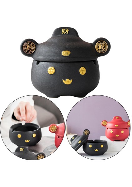 Çin Servet Tanrısı Erkekler Için Kapak Feng ile Hediye Siyah (Yurt Dışından) indirimleri