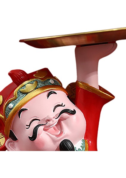 Yeni Yıl Masaüstü Ofisi Için Figürin Depolama Tepsisi Heykeli (Yurt Dışından) indirimleri