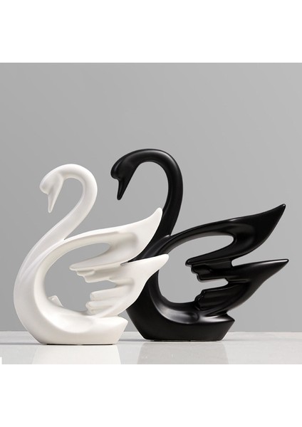 2 Adet Heykel Heykelleri Figürinler Koleksiyonlar Için El Sanatları Süsü (Yurt Dışından)