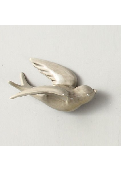 Uçan Kırlangıç ​​duvar Sanatı Heykelleri Vintage Dekorasyon Yatak Odası S Gri (Yurt Dışından) fiyatları