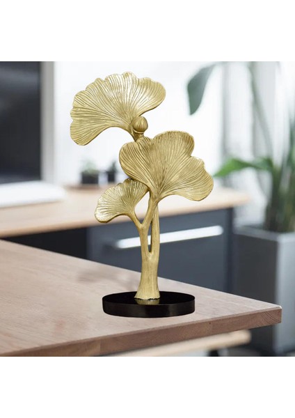 Nordic Ginkgo Biloba Süsler Ev Müdürlük Yatak Odası Dekorasyon Altın (Yurt Dışından) fırsatları