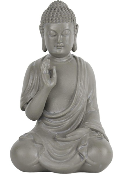Buda Reçine Heykeli Meditasyon Figürinleri Çim Koleksiyon Heykel Aksanı (Yurt Dışından)