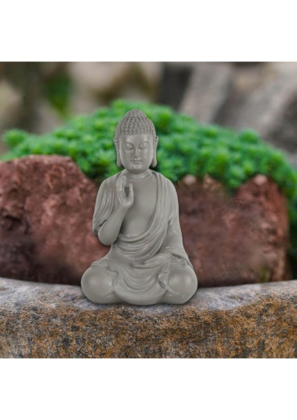 Buda Reçine Heykeli Meditasyon Figürinleri Çim Koleksiyon Heykel Aksanı (Yurt Dışından) fiyatları