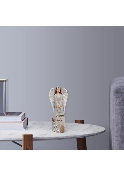 Blessing Angel Heykel Sanat Zanaatlar Için Yürüyüş Yolu Ev Ev Aksanları Tavşan Için Dekorasyonlar (Yurt Dışından) fırsatları