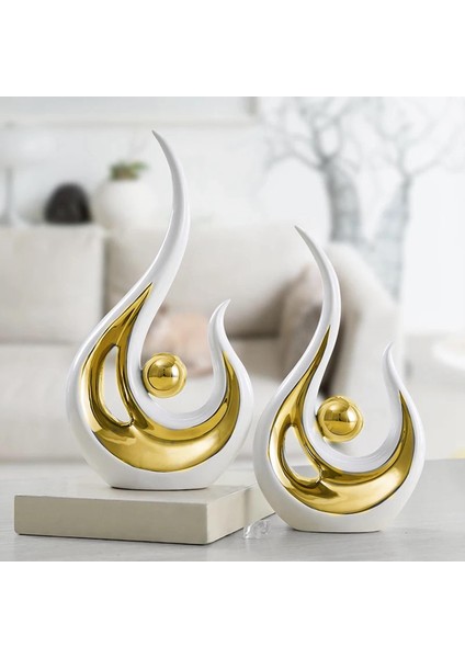 Modern Soyut Sanat Seramik Heykel Yemek Odası Için Ev Dekorasyonları (Yurt Dışından) modelleri