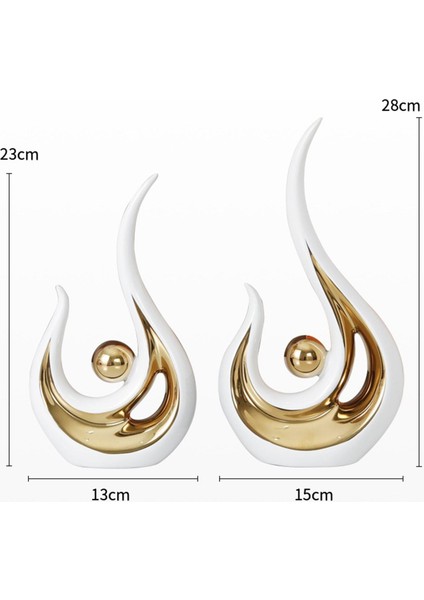 Modern Soyut Sanat Seramik Heykel Yemek Odası Için Ev Dekorasyonları (Yurt Dışından) fırsatları