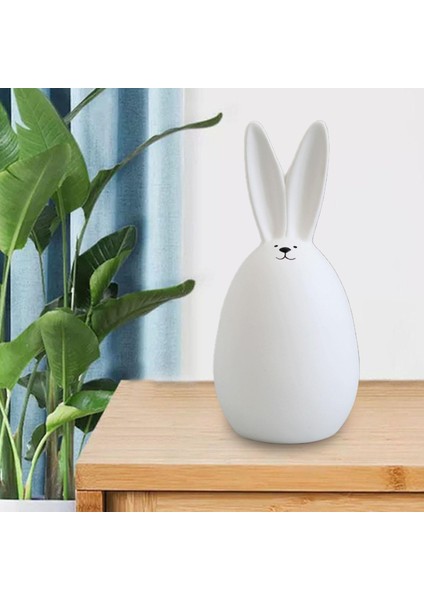 Güzel Paskalya Tavşanı Figürinler Bahçe Bahçesi Süsleme Penceresi Için Tavşan Heykeli D 15CM Beyaz (Yurt Dışından) fiyatları
