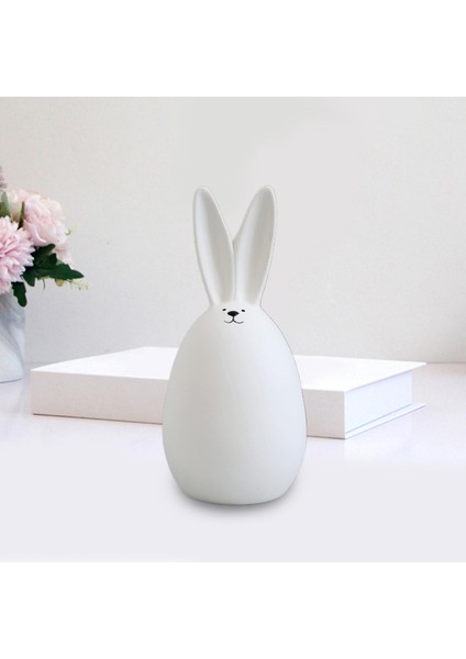 Güzel Paskalya Tavşanı Figürinler Bahçe Bahçesi Süsleme Penceresi Için Tavşan Heykeli D 15CM Beyaz (Yurt Dışından) fırsatları