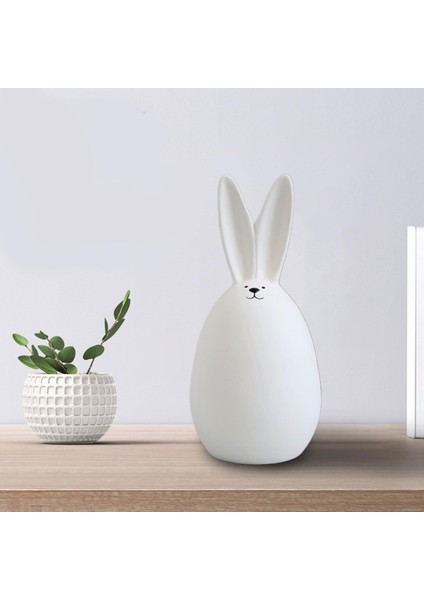 Güzel Paskalya Tavşanı Figürinler Bahçe Bahçesi Süsleme Penceresi Için Tavşan Heykeli D 15CM Beyaz (Yurt Dışından) indirimleri