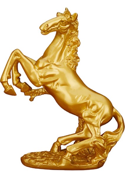 Modern At Heykeli Şarap Dolabı Raf Dekoru Için Hayvan Heykeli Altın (Yurt Dışından) indirimleri