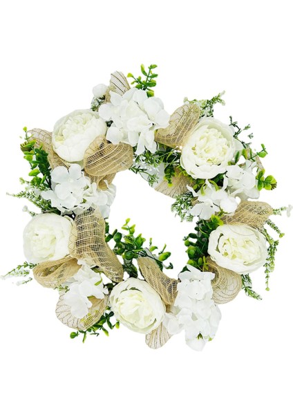 Yapay Şakayık Çiçek Çelenk Asılı Çelenk Kapısı Bahar Paskalya Düğünü (Yurt Dışından)