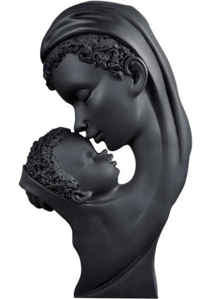 Anne ve Çocuk Heykeli Anneler Günü Heykelcik Dekürü Hediye Heykeli (Yurt Dışından)