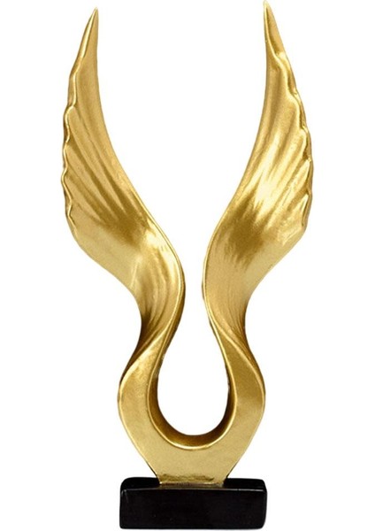 Kartal/angel Heykel Heykel Heykel Reçine Feng Shui Ev Kanadı Için 10.5X3X15CM 7X3X15CM (Yurt Dışından)