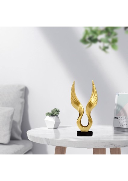 Kartal/angel Heykel Heykel Heykel Reçine Feng Shui Ev Kanadı Için 10.5X3X15CM 7X3X15CM (Yurt Dışından)