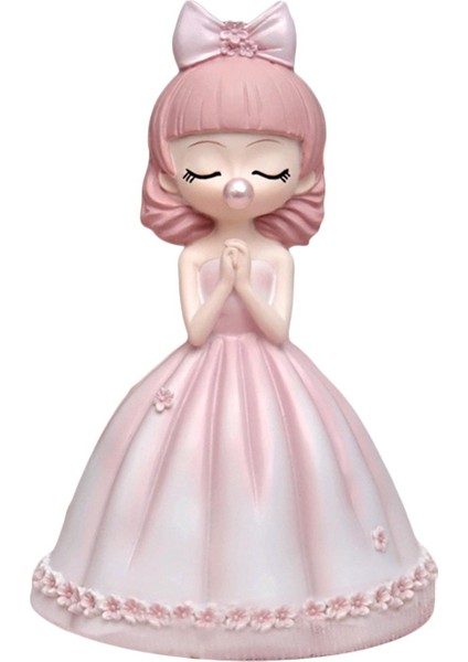 Sevimli Kız Heykelcik Heykel Kek Topper Sanatı Oturma Odası Düğün Dekorasyonu F (Yurt Dışından) fiyatları