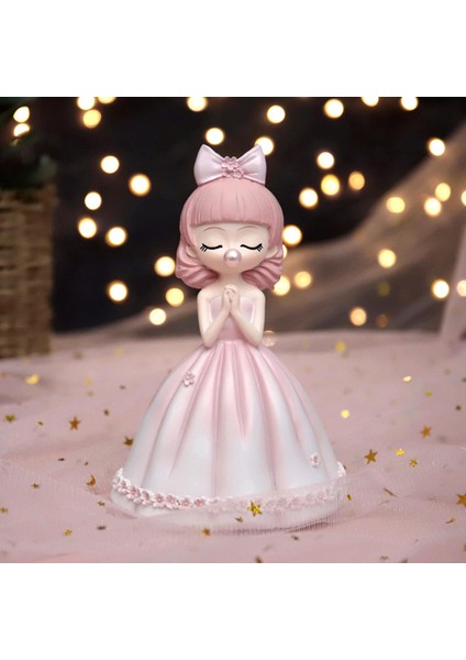 Sevimli Kız Heykelcik Heykel Kek Topper Sanatı Oturma Odası Düğün Dekorasyonu F (Yurt Dışından) fırsatları