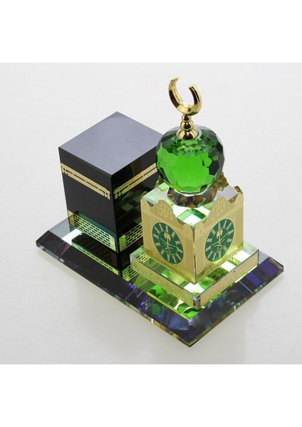 3D Müslüman Kristal Minyatür Islami Bina Figürinler Eid Masaüstü Araba (Yurt Dışından) fırsatları