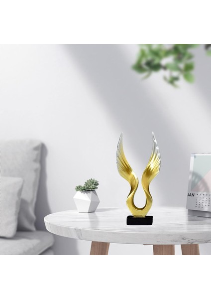 Kartal/angel Heykel Heykel Heykel Reçine Feng Shui Ev Için 10.5X3X15CM 7X3X15CM (Yurt Dışından)