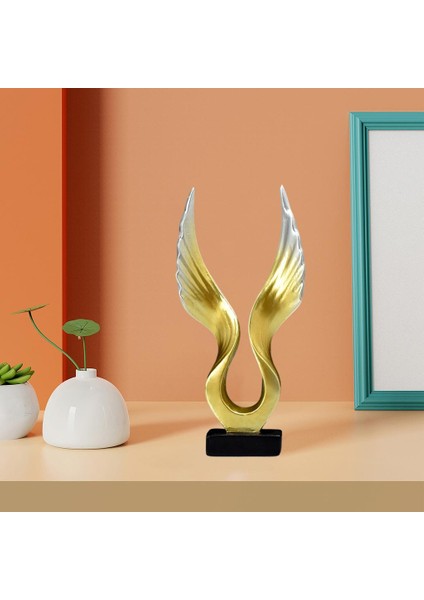 Kartal/angel Heykel Heykel Heykel Reçine Feng Shui Ev Için 10.5X3X15CM 7X3X15CM (Yurt Dışından)