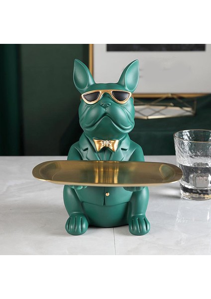 Heykelcik Şekli Depolama Tepsisi Süslemeleri Heykelcik Yeşil Ortam (Yurt Dışından) modelleri