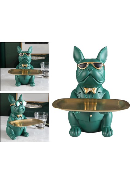 Heykelcik Şekli Depolama Tepsisi Süslemeleri Heykelcik Yeşil Ortam (Yurt Dışından) indirimleri