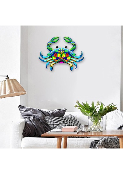 Metal Duvar Sanat Dekoru Deniz Bahçesi Yard Porch Sculpture Için Veranda Mavisi (Yurt Dışından) fırsatları