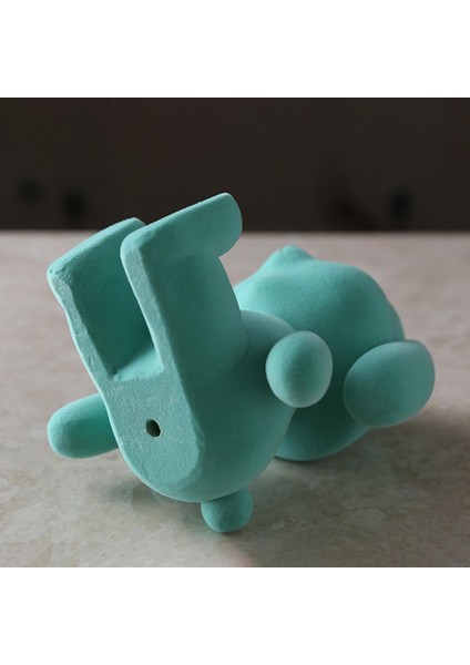 Tavşan Figürin Tavşan Figürü Reçine Heykeli Kitaplık Masaüstü Ev Dekoru Pembe Standı (Yurt Dışından) fiyatları