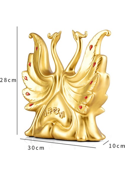 Swan Heykel Reçine Heykelcik Sanat Zanaat Heykeli Masaüstü Ev Oturma Odası Altın (Yurt Dışından) modelleri