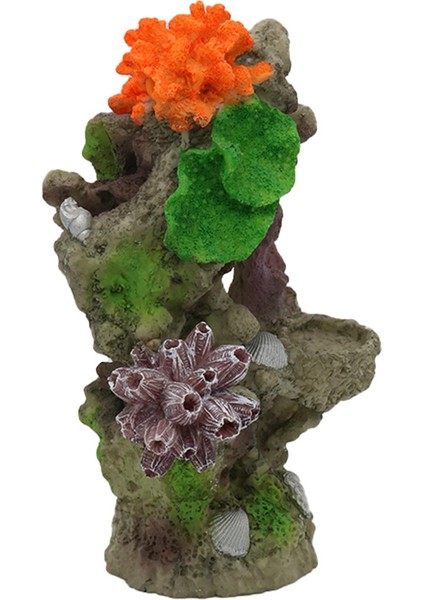 Reçine Yapay Bitkiler Akvaryum Aksesuar Süsleri Yeşil (Yurt Dışından)