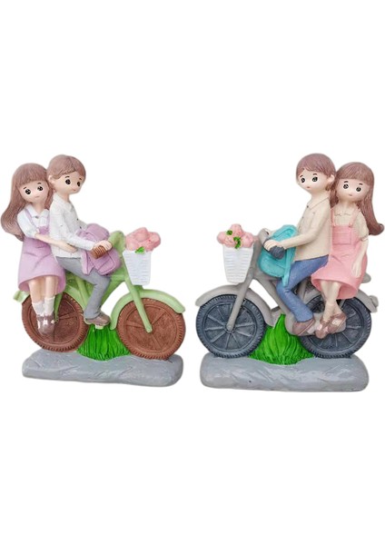 2pcs Çift Figüre Sevenler Heykel Reçine Peri Heykel Için (Yurt Dışından) fiyatları