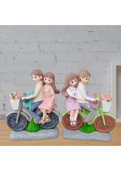 2pcs Çift Figüre Sevenler Heykel Reçine Peri Heykel Için (Yurt Dışından) fırsatları