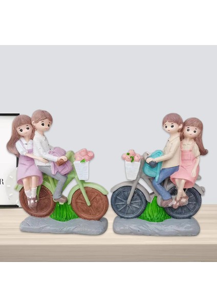 2pcs Çift Figüre Sevenler Heykel Reçine Peri Heykel Için (Yurt Dışından) indirimleri