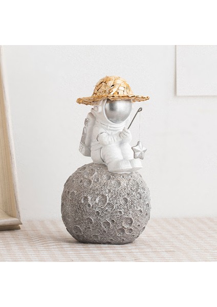 Reçine Astronot Figürin Space Karakter Süs Heykel El Sanatları Model 5 (Yurt Dışından) fiyatları