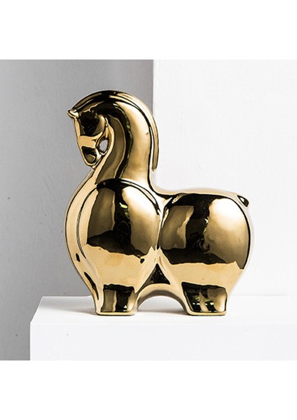 At Heykeli Heykelcik Hediyesi Masaüstü Masa Merkezi Kitaplık Altın Için Yaratıcı (Yurt Dışından) fiyatları