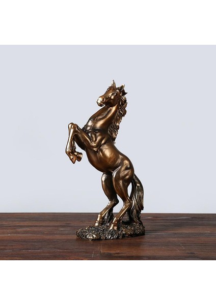 Nordic Style Reçine Savaşı At Heykeli Çalan At Heykeli Hayvan Figürü Ev Bakır (Yurt Dışından) modelleri