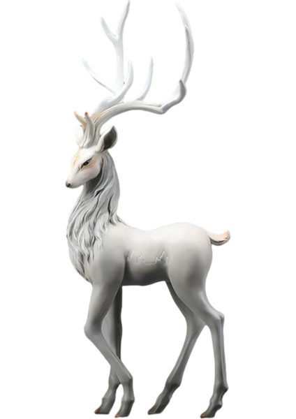 Yaratıcı Ren Geyiği Süsler Gri Dekorasyon Gri Duran Dekorasyon Gri (Yurt Dışından) fiyatları