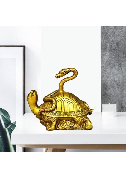 Çin Yılan Kaplumbağı Heykeli Hayvan Heykel Süs Hediyesi (Yurt Dışından) modelleri